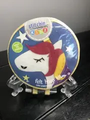 Stitchin’ Kidz Felt Hoop Needle Art Kit - Uni Unicorn Ages 8+