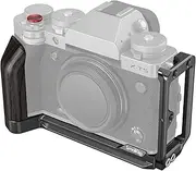 SmallRig L Bracket for FUJIFILM X-T5 Camera with Blackwood Side Grip, Bulit-in Switch Plate for Arca and Side Plate, Support Horizontal and Vertical Shooting - 4137