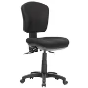 AQUA LOW BACK Task Chair METRO BLACK FABRIC