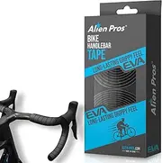 [Alien Pros] Bike Handlebar Tape EVA (Set of 2) Black - Enhance Your Bike Grip with These Bicycle Handle bar Tape - Wrap Your Bike for an Awesome Comfortable Ride (Set of 2, Black)