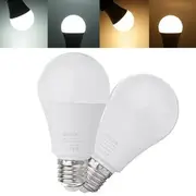 ARILUX?&reg; E27 A60 9W 620LM Warm White Pure White Dusk to Dawn LED Sensor Globe Light Bulb AC100-240V 287845 WHITE