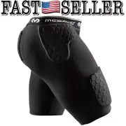 McDavid Hex Integrated Football Girdle Shorts w/ Built in Hex Pads, Medium - Blk