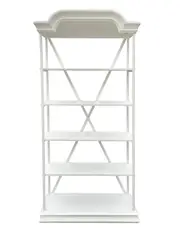 DA Bakers Reclaimed Timber Display Stand White