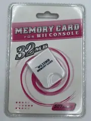 WII Console Memory Card 32MB 507 Blocks Games high speed model no TYW-1002