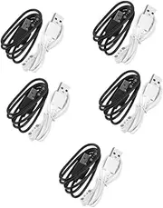 Angoily 5sets Watch Charging Cable Compatible Bracelet Portable Charger Cord Fast Charging Stand Power Charger Cable for Smartwatch Station Venu Charger Cable Magnetic Wireless Bank 2pcs*5