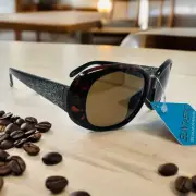 NEW Suntastic Women's Brown Tortoise Retro Style Sunglasses 100% UVA-UVB Protect