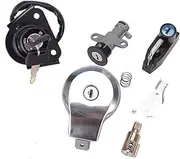 Ignition Key Switches for Virago Xv125 for Vstar Xv250 for Virago 250 400 535 750 1100 Motorcycle Fuel Tank Cap Cap Lock Ignition Barrel Key Switch(A)