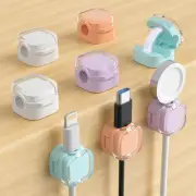 8-Pack Magnetic Cable Clips, Adjustable Cord Holder for Under Desk Cable Mana...