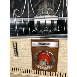 日本原裝中古美品 SANYO OHR-K25S 煤油暖爐 經典古早窗花 1970年