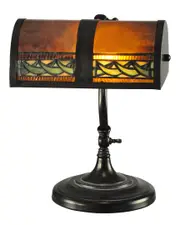 Dale Tiffany Egyptian Mica and Desk Lamp