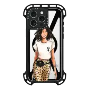 iPhone 16 Pro Max Ultra Bounce Case MagSafe Compatible Femme Fashion (Transparent Case)