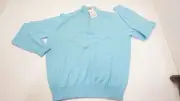 Peter Millar Sweater Mens Size Medium ISLND 1/4 Zip Sweater 1016A 01231867 New