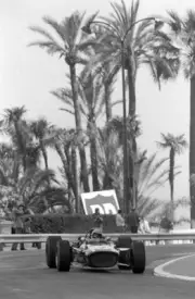 Lucien Bianchi Cooper T86B BRM Monaco GP at Monte Carlo on May 26 - Old Photo 6