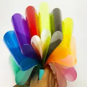 5x A4 PVC Flexible Plastic Sheets Transparent Gel DIY Sewing Craft Film Lighting