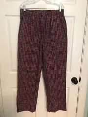 Brooks Brothers Mens Pajama Pants Large NWT Cotton Red Plaid
