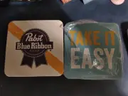 125 PABST BLUE RIBBON EASY BEER COASTERS BRAND NEW IN PACKAGE