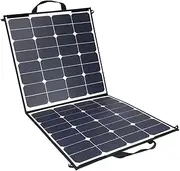 Portable Flexible Solar Panel 100W 18V Foldable Power Generator Station Charger USB Devices, for RV, Boat, Camper, Roof, Cabin, Shed, Home,Summer Camping