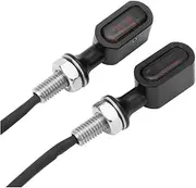 Indicators Flowing Turn Signal Motorcycle LED Rear Mark Turn Signal Indicator Light Running Lamp For Harley Sportster Cafe Racer Touring Dyna Softail Turn Signal Indicator(B)