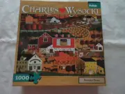 Buffalo Games Charles Wysocki Butternut Farms 1000 PC Puzzle New Sealed Box
