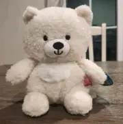 BUM BUMZ by Russ Jazwares Bertie the White Polar Bear Plush 7.5" SkiLodgeBumz