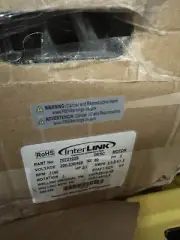 Interlink Evap Motor 7072102S New In Box 3/4 Hp 208-230/460 3ph RPM 1140