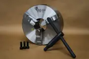8" Lathe Chuck - Reversible Jaws - Quality Chuck with hardware and hand tool