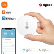 Tuya Smart Zigbee Temperature And Humidity Sensor Indoor Thermometer Moni
