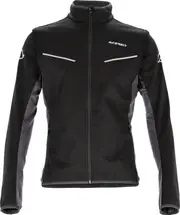 Acerbis Track Softshell, textile jacket , color: Black/Grey , size: XL