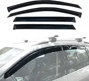 AUSGO Weathershields Compatible with Volkswagen Touareg 2011-2019, Weather Shields Window Visors Wind Deflectors Sun Rain Guard 4PCS Set