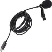 Abaodam Microphone Clip for Live Streaming Vlogging and Recording Omnidirectional Lapel Mic with Professional Voice Capture for Conferences and
