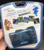 NOS SEALED Vintage 1990s Bushnell Next View Binoculars 7x18 Wide View Blue