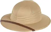 [labreeze] Safari Explorer Hat Zoo Keeper Ranger Outback Adults Beige Felt Fancy Dress Hat