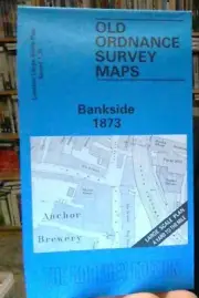 MAP OF Bankside 1873 London Large Scale Sheet 7.75 NEW 0850545706