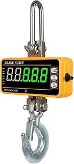 [JAJAJ] Industrial Digital Crane Scale Portable Digital Crane Scale 6600lb/3000Kg, High Precision Heavy Duty Industrial Hanging Scale with Remote Control for Farm,Livestock,Factory,Construction