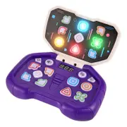 Handheld Games, Light Up Electronic Fast Press Game, Puzzle Sensory Toys, Fidget Games Travel Toys for Boys Girls Birthday Gifts, Purple