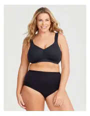 [Taking Shape] Wirefree Cooling Support Bra in Black