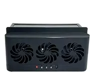 Car Exhaust Fan - Car Ventilation Fan | 3 Head Auto Cooling Air Circulation | Solar Powered Cycle | Radiator Cooling With Three Air Outlet