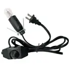 haraqi Himalayan Salt Lamp Cord and Bulb with Dimmer SwitchOriginal Replacem...