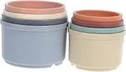 HANABASS 8pcs Cups For Rabbits Colorful Bunny Cups Toys Nesting Rabbit Toy For Small Animals Hiding Food And Playing
