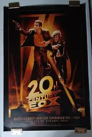 Rare Butch Cassidy & the Sundance Kid 20th Century Fox Movie Poster 27x40