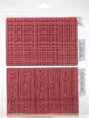 Tim Holtz Cling Stamps 7"X8.5" Lumberjack