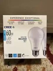 60W Equivalent Daylight (5000k) A19 Dimmable Exceptional Light Quality LED Light