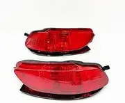Rear Bumper Reflector Light Tail Brake Fog Lamp Cover for Lexus RX300 RX330 RX350 2003-2008 Rear Lights(Left and Right)