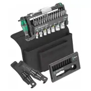 WERA COMPACT METRIC BICYCLE REPAIR SOCKET & BIT SET 41 PIECE W/ RATCHET & BITS