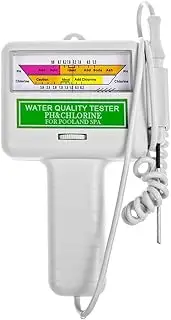FOMIYES Ph Cl2 Level Meter Chlorine Tester Aquarium Ph Tester Chlorine Value Tester for Swimming Pool Electronic Tester Water Tester Hnadheld Portable Water Tester Water Quality Meter