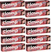 12 x Close Up Ever fresh toothpaste 150g Triple fresh Formula Red Hot Deep Actio