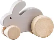 Kaper Kidz Calm & Breezy Wooden Rabbit Car | Classic Wooden Toy
