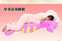 在飛比找Yahoo!奇摩拍賣優惠-微笑海馬長抱枕含尾三尺寸120.140.160公分