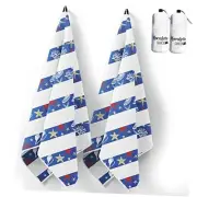 Microfiber Beach Towel,2 Pack-30"x60" Quick Dry Beach Towels with Bag, Ultra