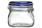 Bormioli Rocco Fido Glass Jar Blue 500ml
